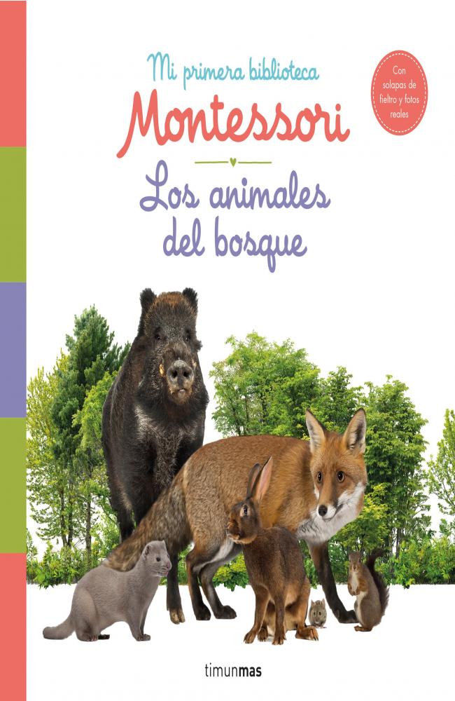 Libro de tela Los animales - Mi primera biblioteca Montessori