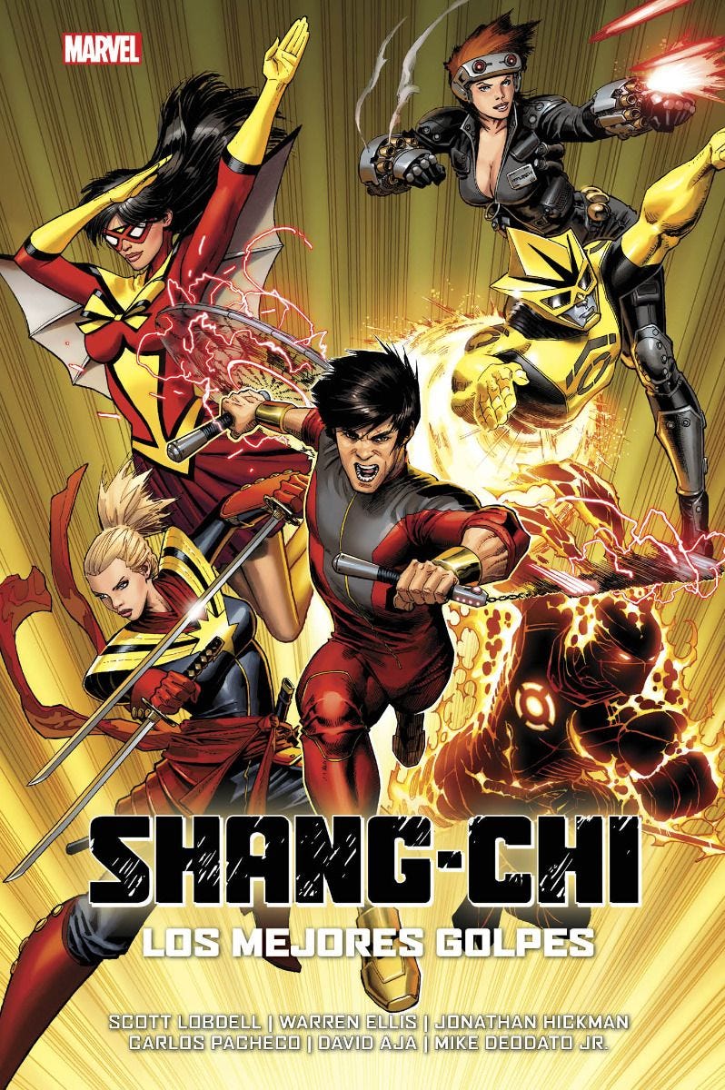 100% Marvel hc coediciones shang-chi. los mejores golpes