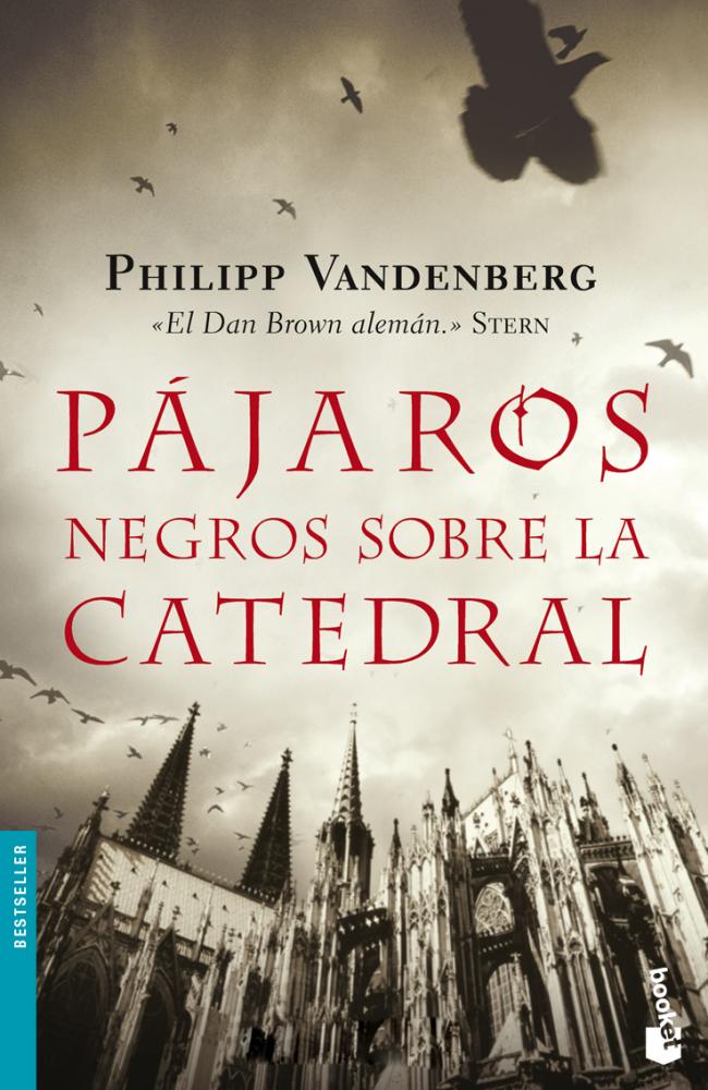 Pájaros negros sobre la catedral