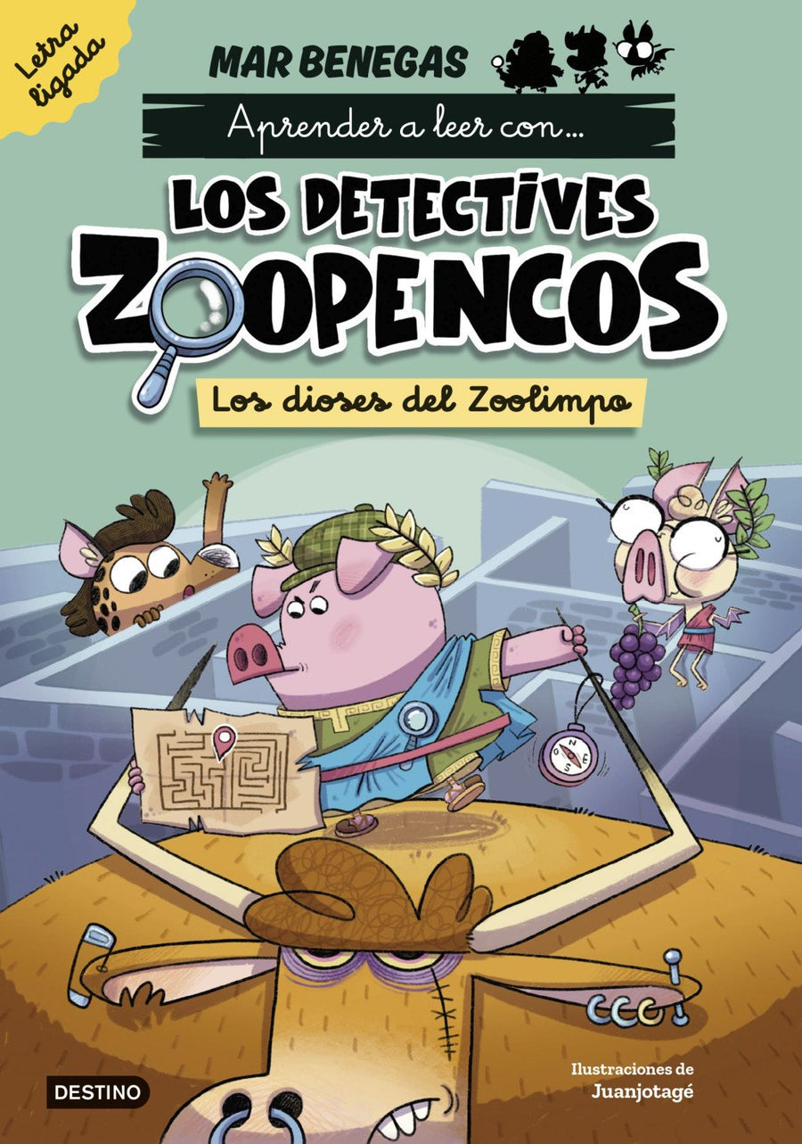 Aprender a leer con... Los Detectives Zoopencos Letra ligada 2. Los dioses del Z