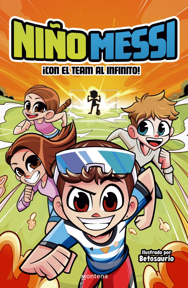 Niño Messi ¡con el team al infinito!