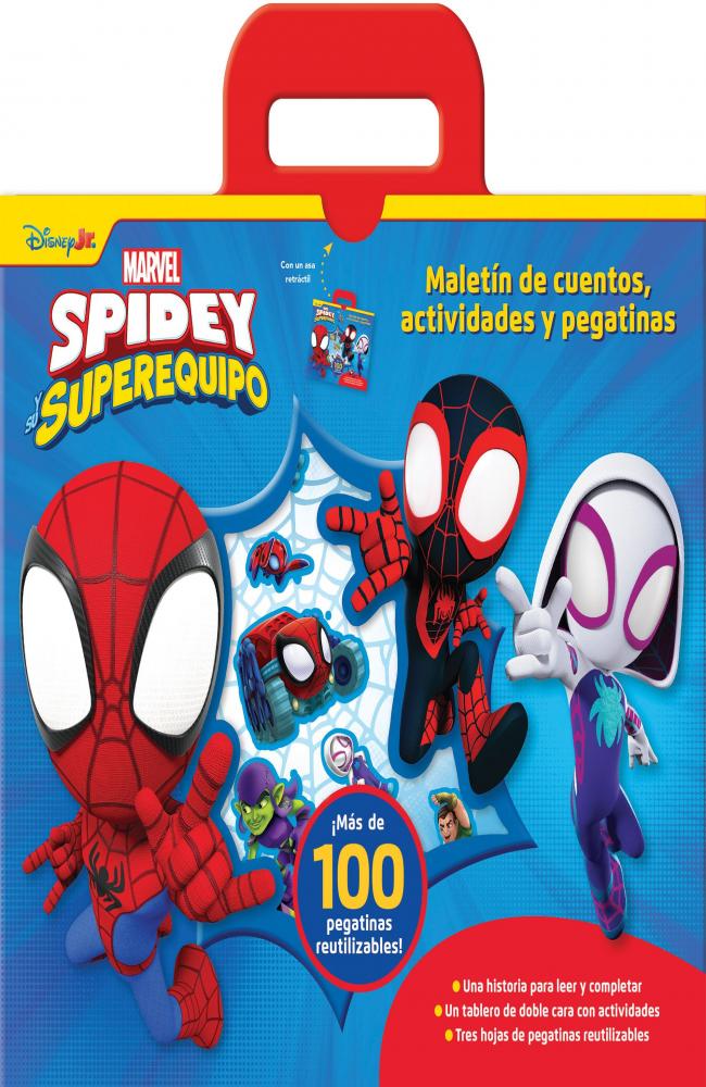 Spidey y su superequipo. Maletín de cuentos, actividades y pegatinas