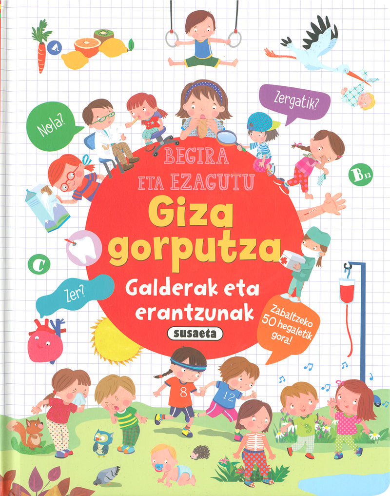 Giza gorputza galderak eta erantzunak