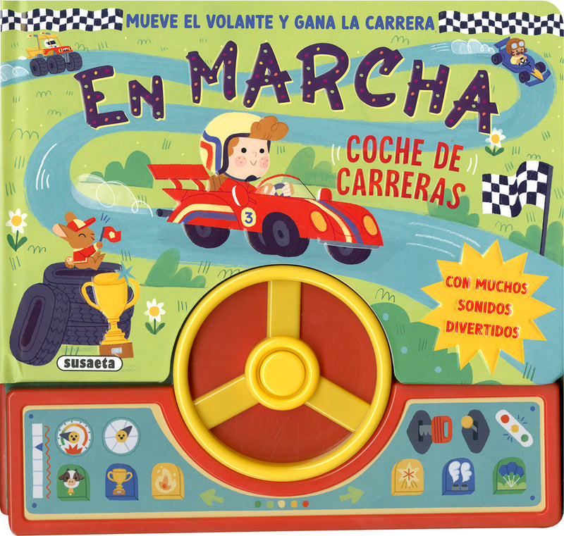 En marcha. Coche de carreras