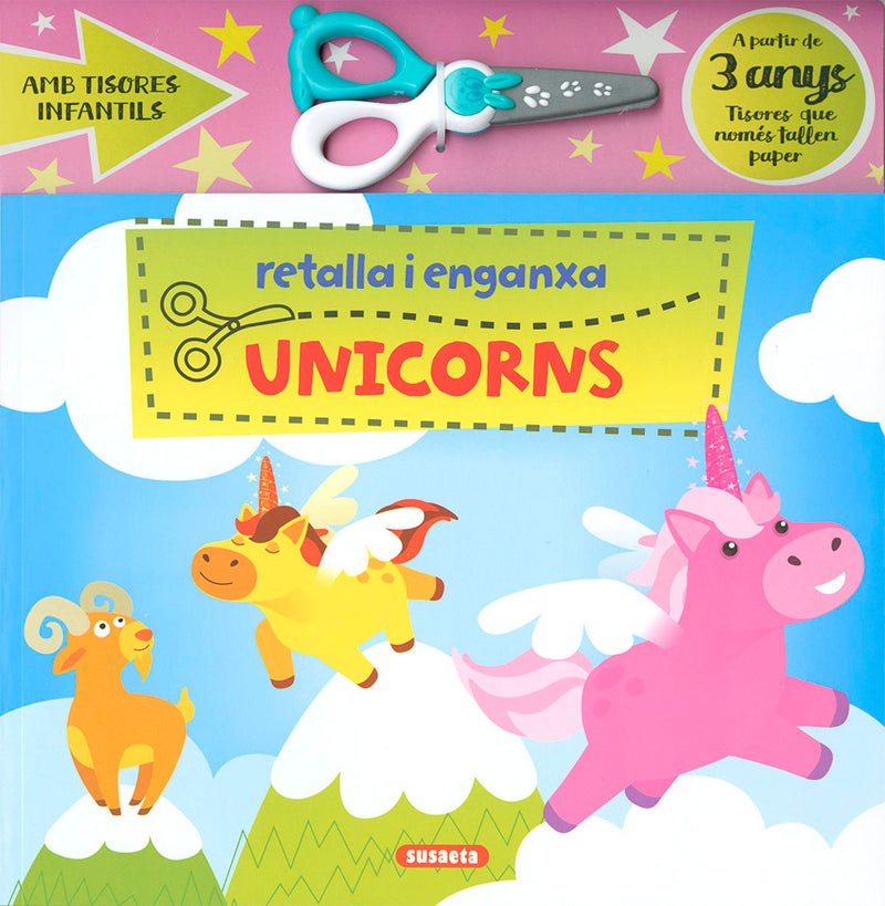 Retalla i enganxa unicorns