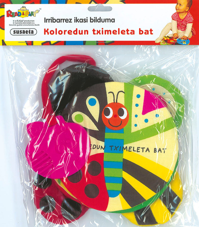 Koloredun tximeleta bat