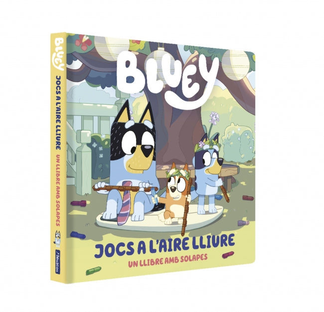 Bluey. Llibre de cartró amb solapes - Joc a l&