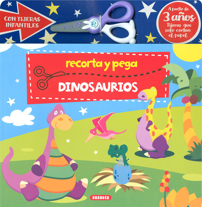 Recorta y pega dinosaurios
