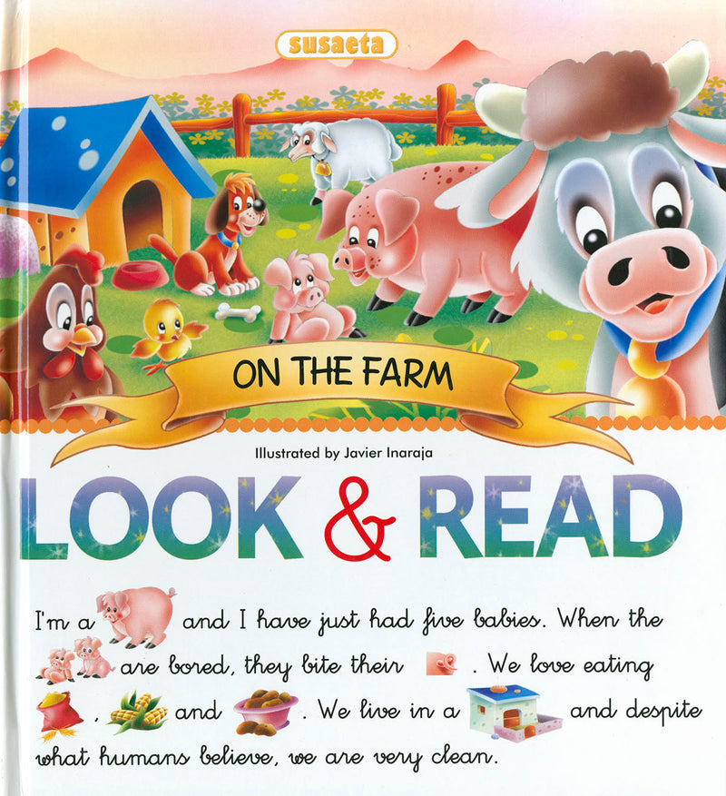 LOOK AND READ ON THE FARM