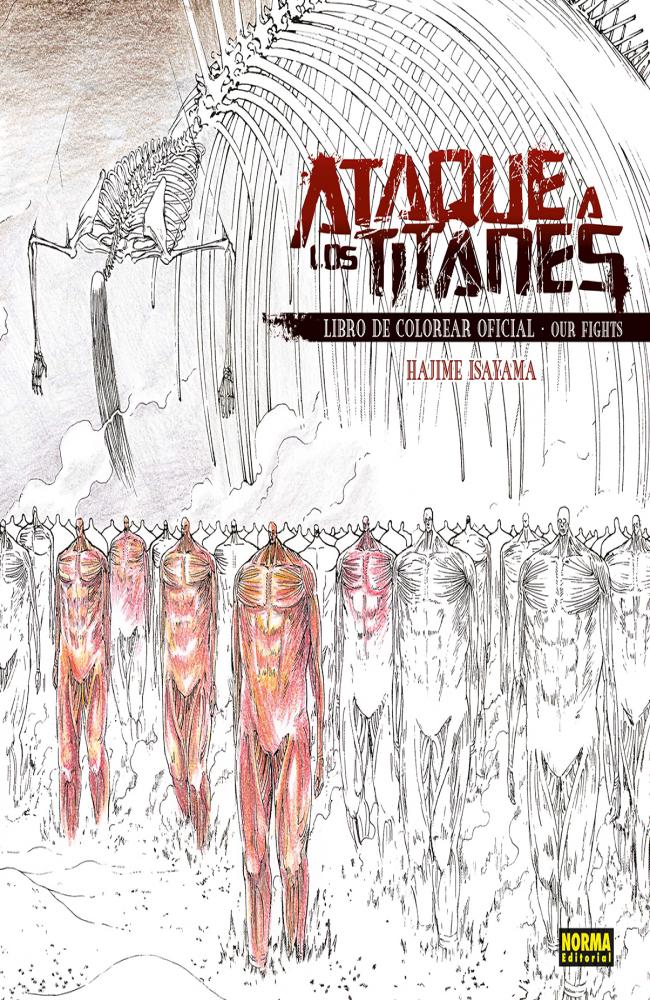 ATAQUE A LOS TITANES. LIBRO DE COLOREAR OFICIAL 01