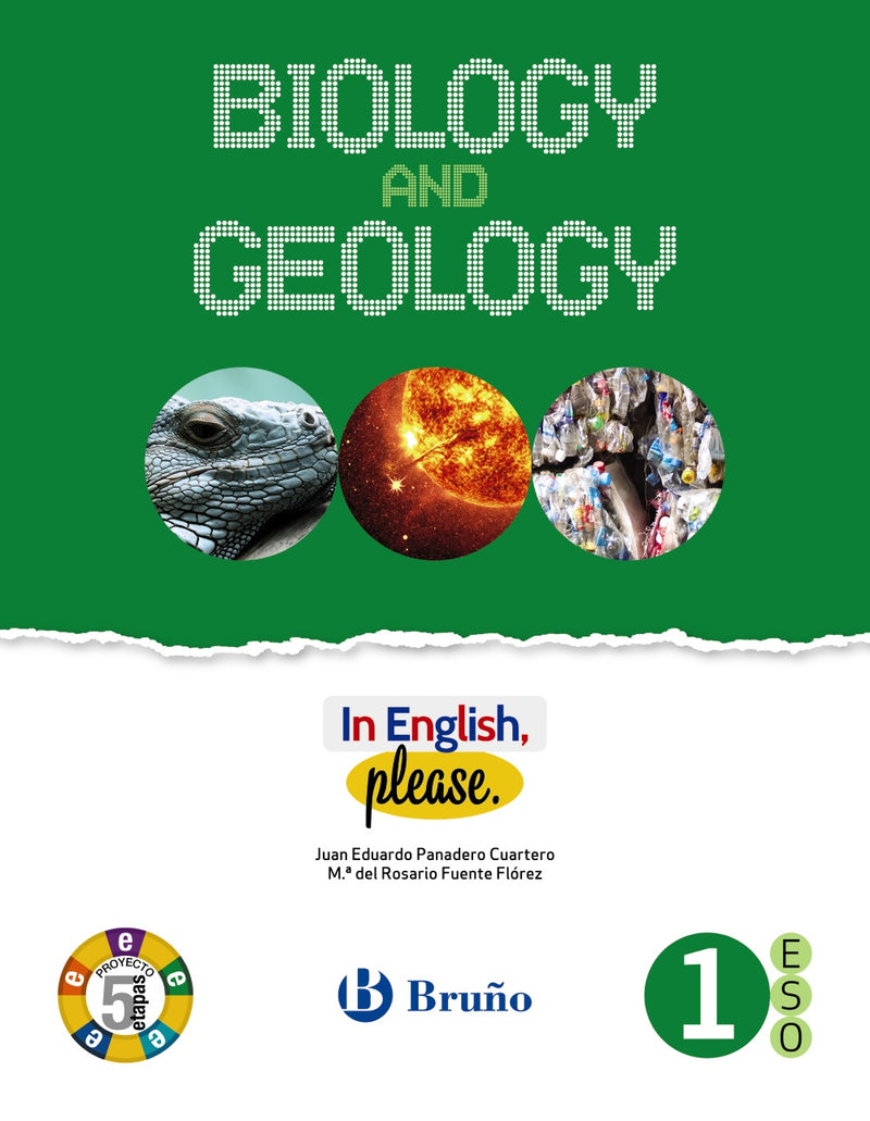 In English, please Biology and Geology 1 ESO