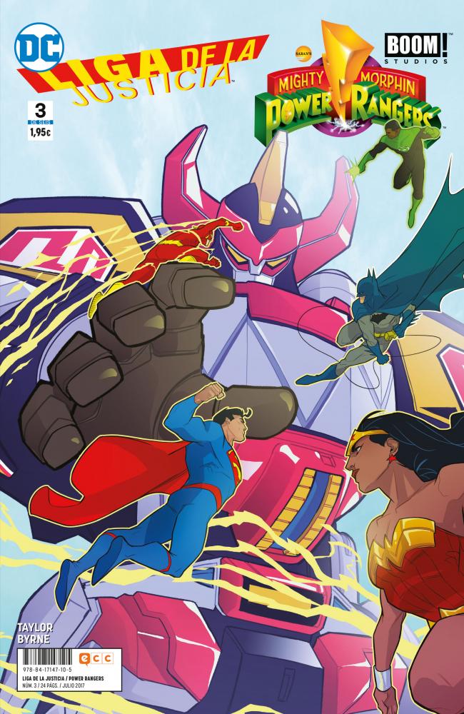 Liga de la Justicia/Power Rangers núm. 03