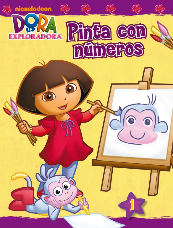 Pinta con números (Dora la exploradora. Actividades)