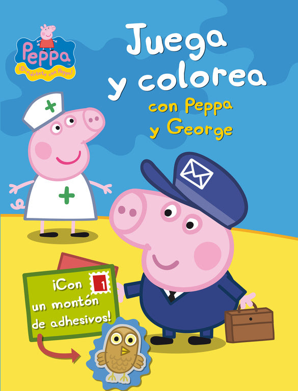 Juega y colorea con Peppa y George (Peppa Pig. Actividades)