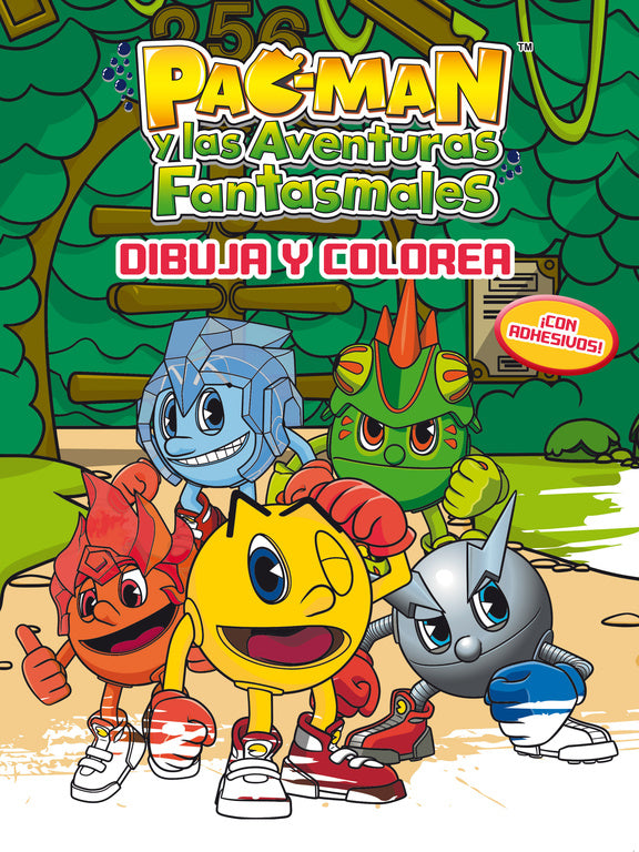 Dibuja y colorea (Pac-Man. Actividades)