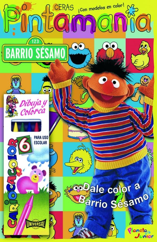 Barrio Sésamo. Pintamanía ceras