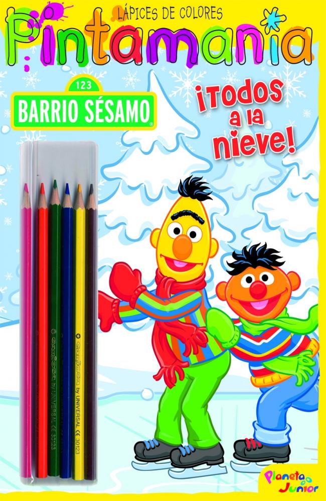 Barrio Sésamo. Pintamanía Lápices de Colores