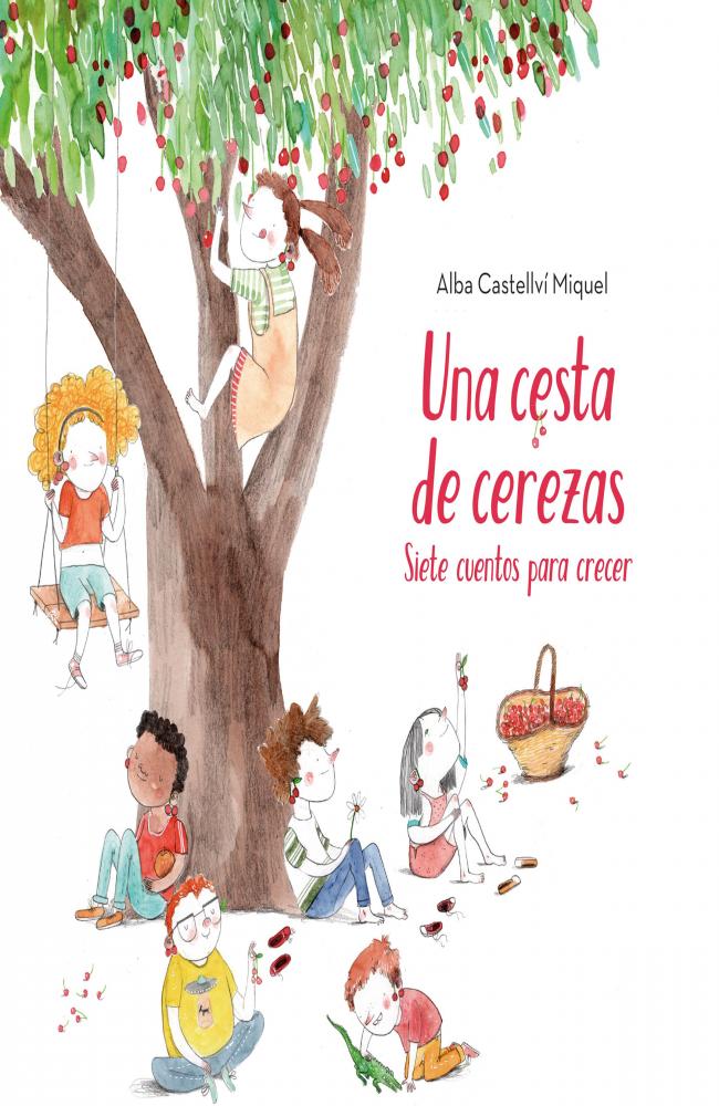 Una cesta de cerezas