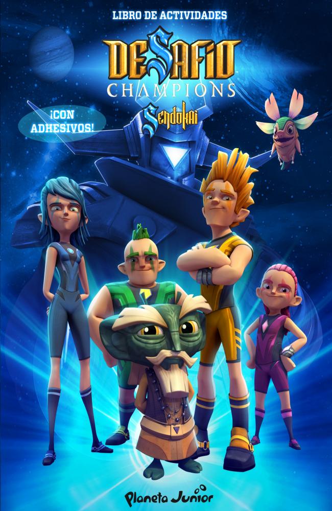 Desafío Champions Sendokai. Libro de actividades con pegatinas
