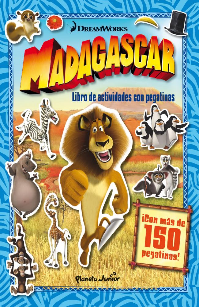 Madagascar. Libro de actividades con pegatinas
