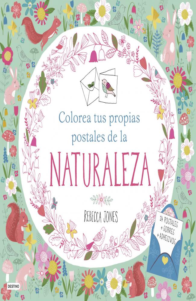 Colorea tus propias postales de la naturaleza