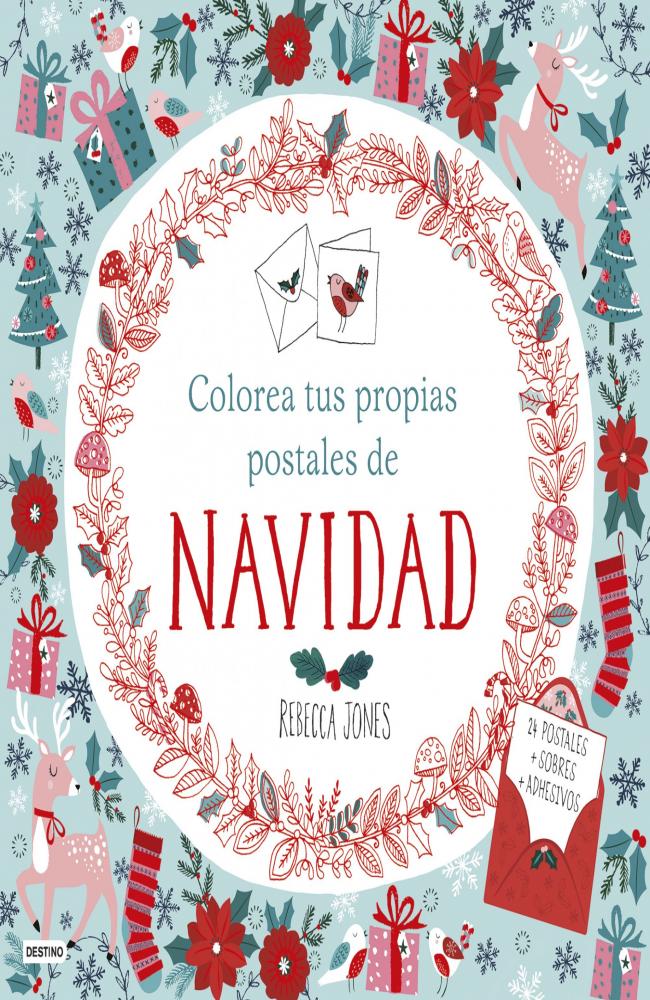 Colorea tus propias postales de Navidad