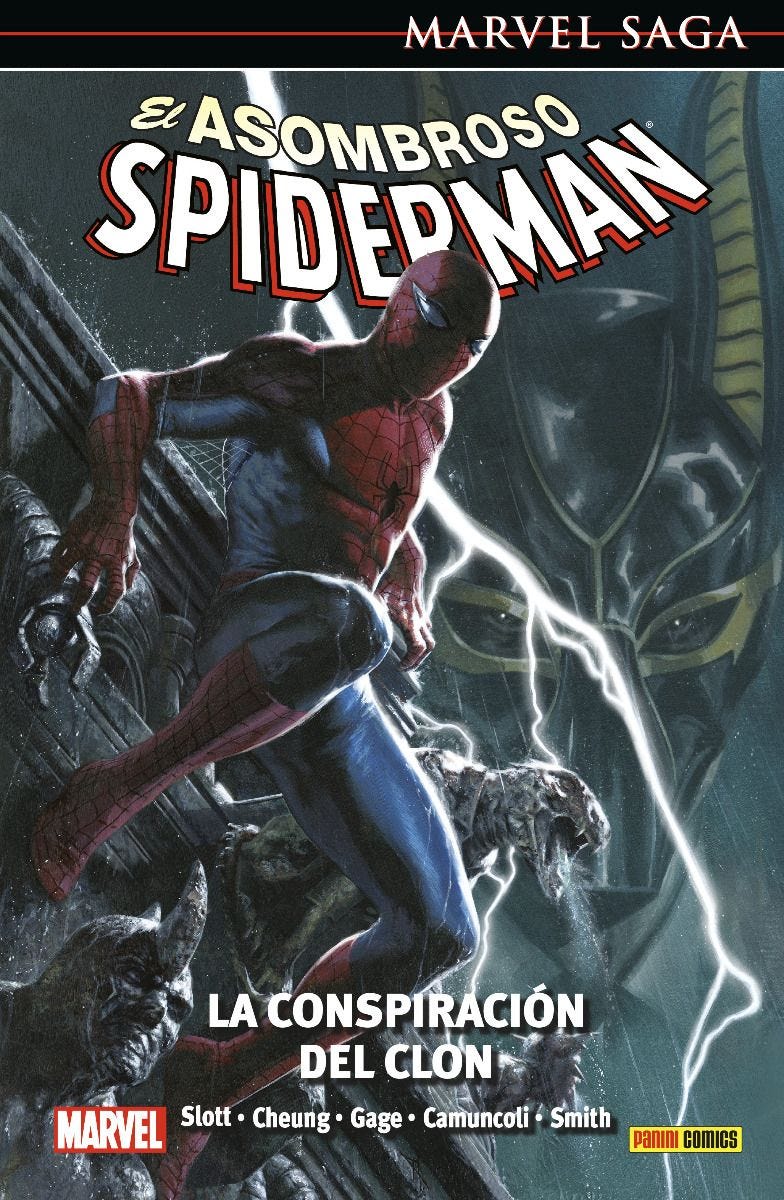 Marvel saga el asombroso spiderman. la conspiración del clon 55