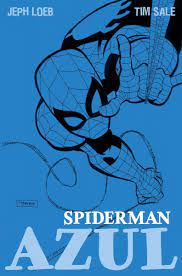 Reedición 100% marvel hc spiderman. azul