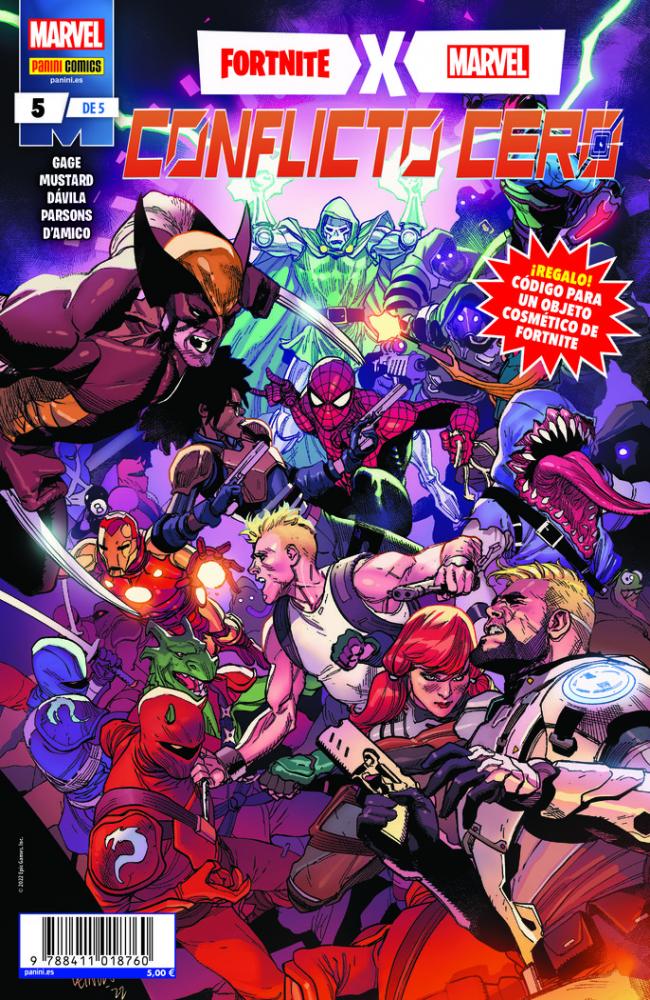 MARVEL;FORTNITE 5 CONFLICTO CERO