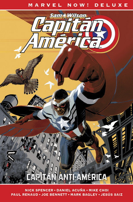 Marvel now! deluxe marvel now deluxe. capitán américa de nick spencer. capitán anti-américa