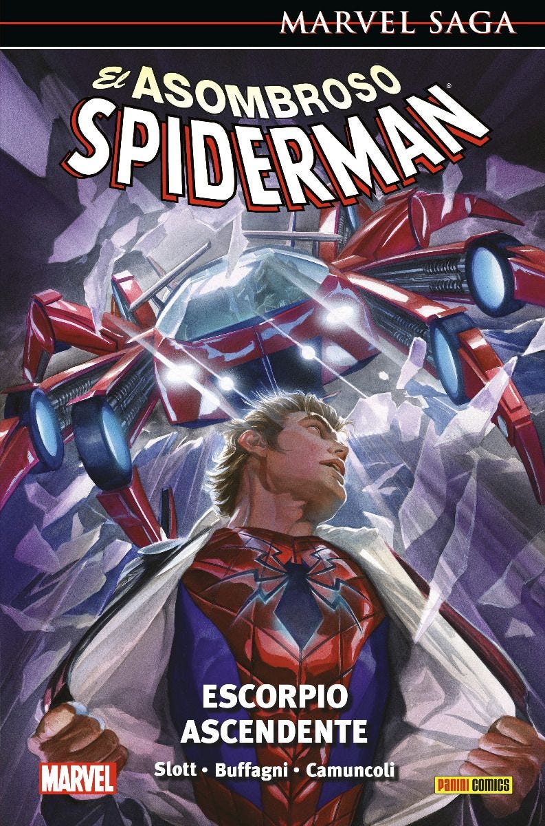 Marvel saga el asombroso spiderman. escorpio ascendente 52