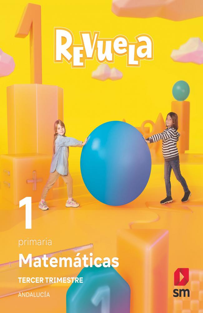 Matemáticas. Trimestres temáticos. 1 Primaria.  Revuela. Andalucía