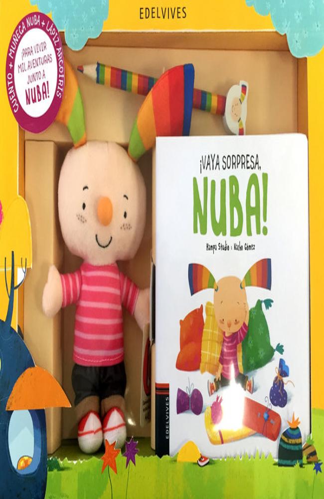 VAYA SORPRESA NUBA PACK REGALO LIBRO MASCOTA Y LAPIZ