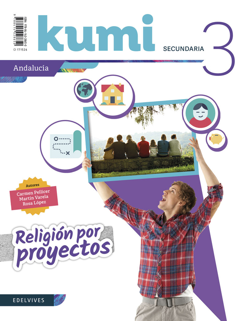 Religión por proyectos - Kumi 3 ESO. Ed. Andalucía