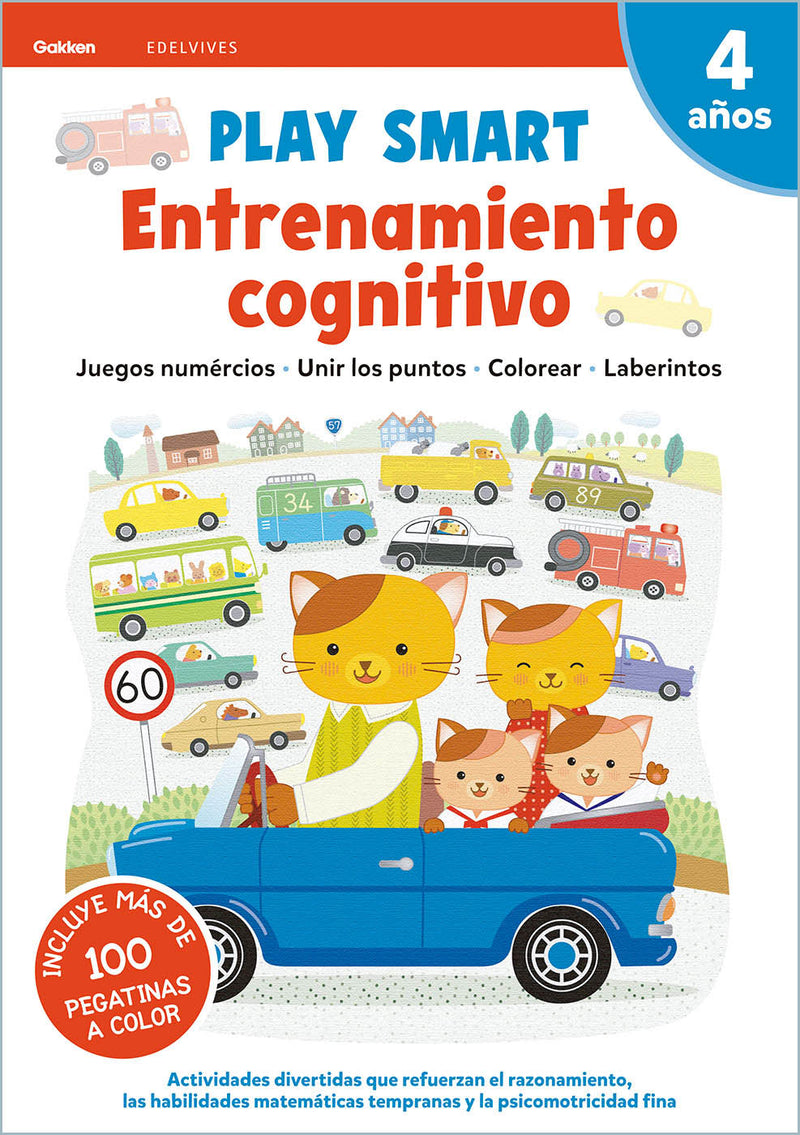 Entrenamiento cognitivo 4 años . Cuaderno 4