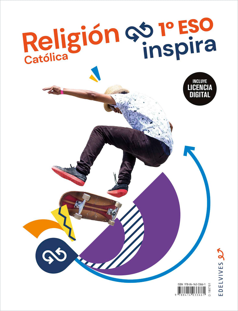 RELIGION 1ºESO + LICENCIA DIGITAL 21 IN&OUT INSPIR