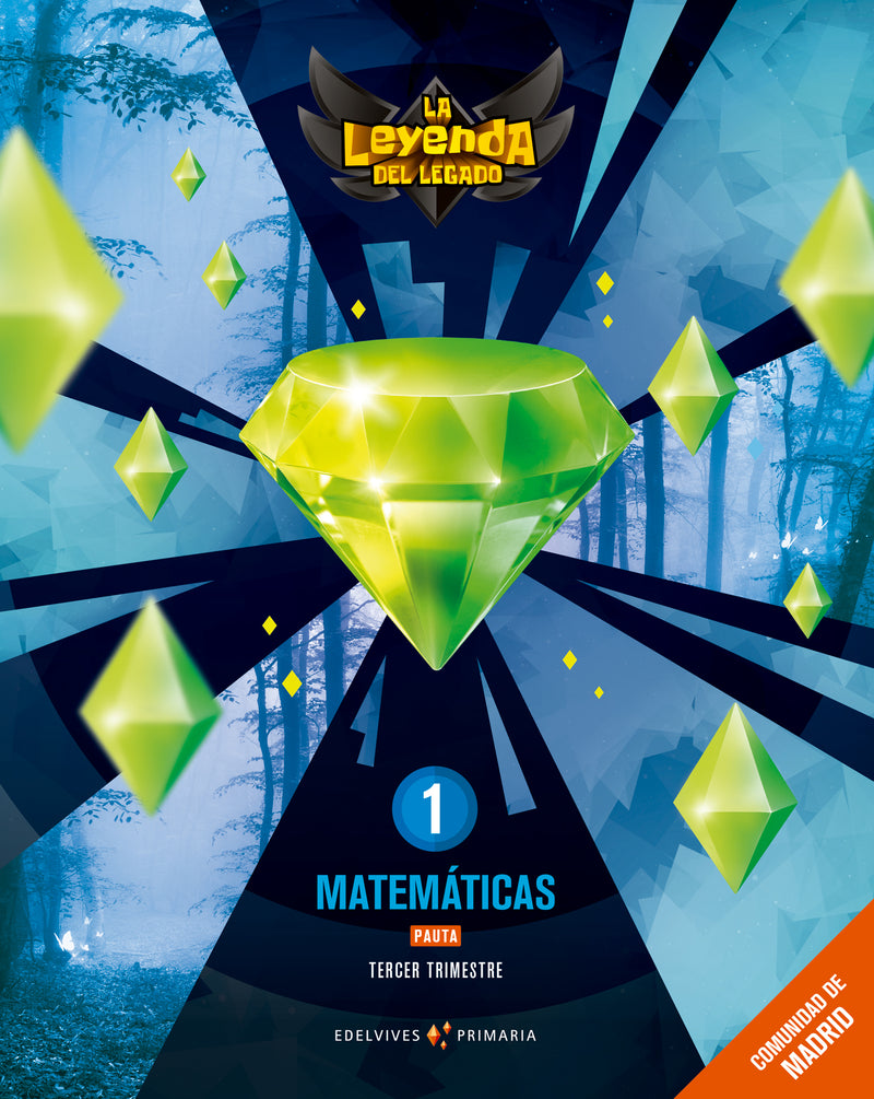 MATEMATICAS 1ºEP PAUTA + LIC.DIG. MADRID 21 LEYEND