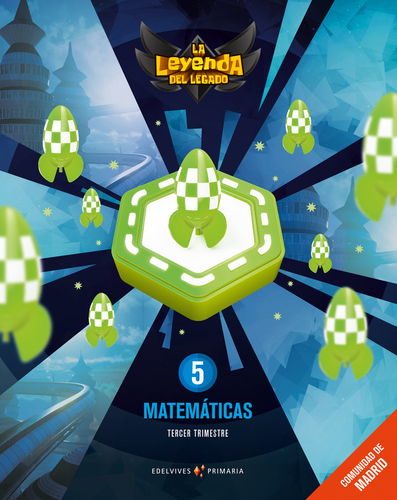 MATEMATICAS 5ºEP + LIC.DIGITAL MADRID 21 LEYENDA L
