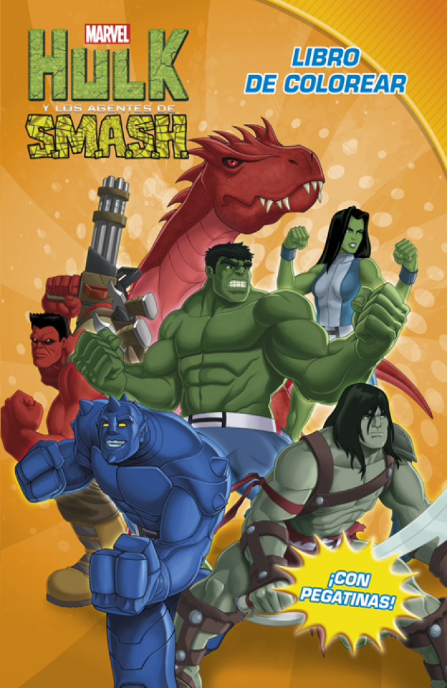 Hulk y los agentes de Smash. Libro de colorear