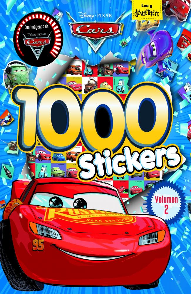 Cars. 1000 stickers. Volumen 2