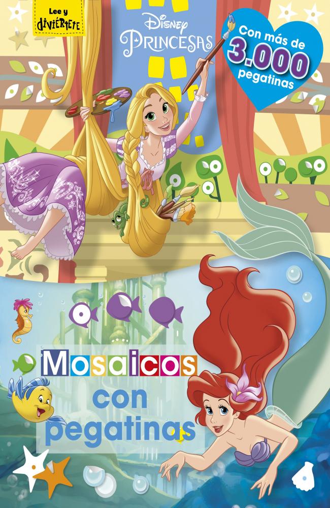 Princesas. Mosaicos con pegatinas