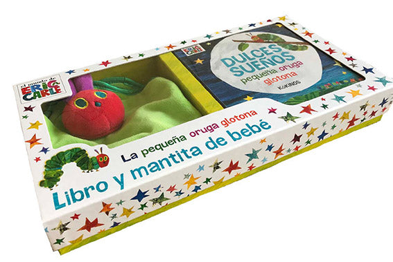 Dulces sueños, libro y mantita de bebé
