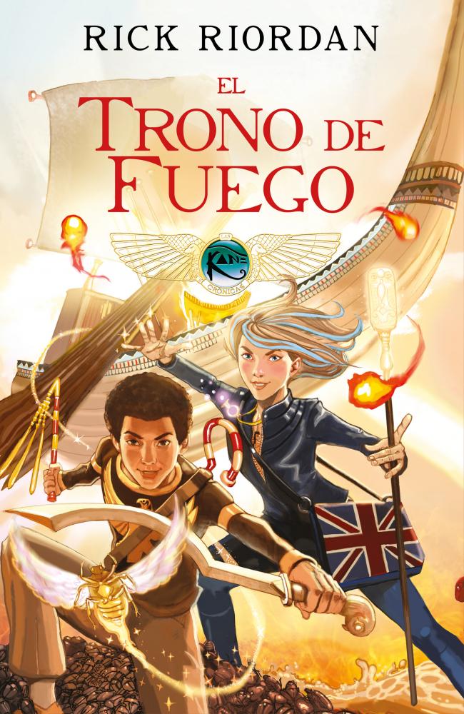 El trono de fuego (Las crónicas de los Kane [cómic] 2)