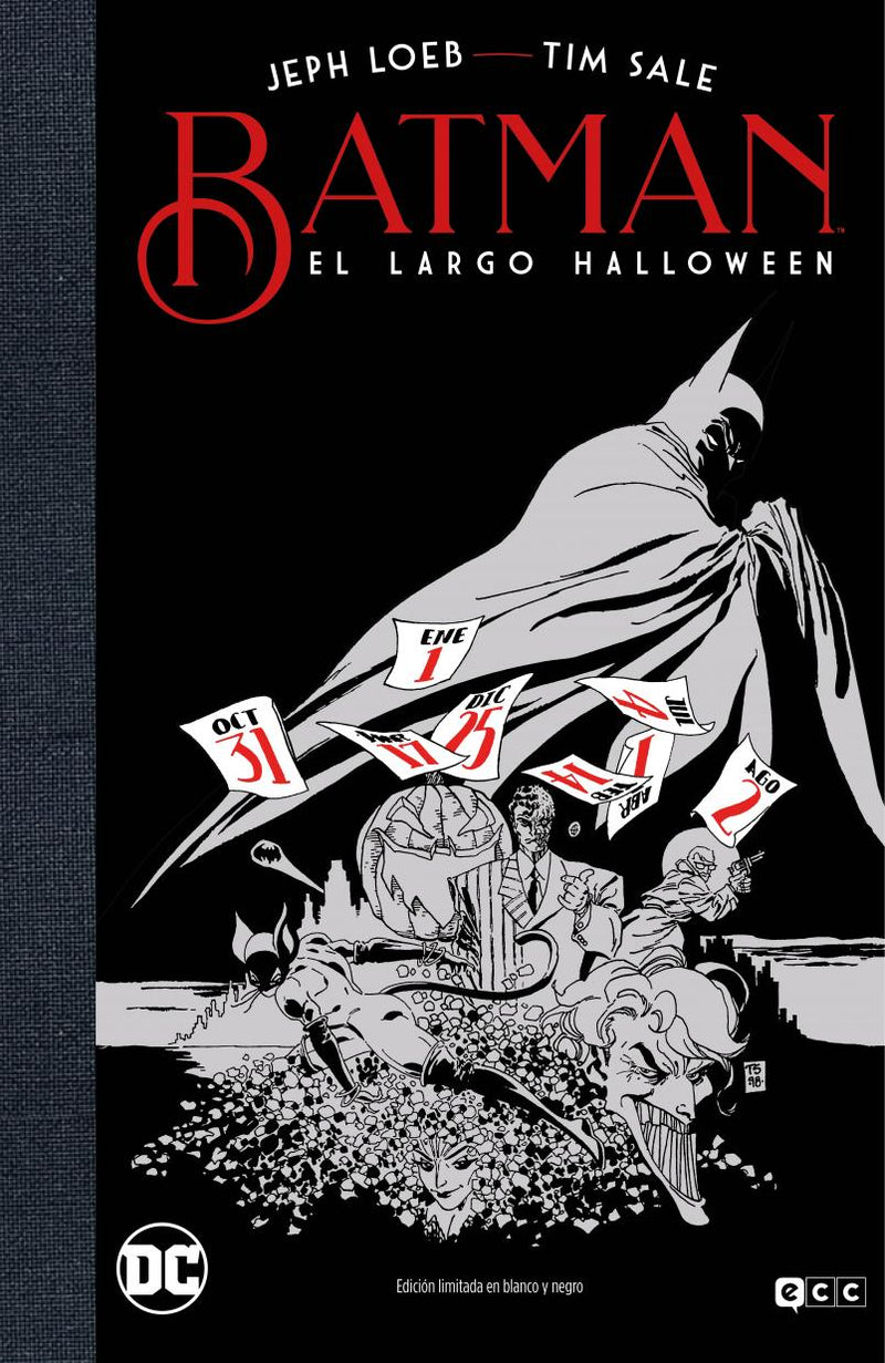 Batman: El largo Halloween - Edición Deluxe limitada blanco y negro