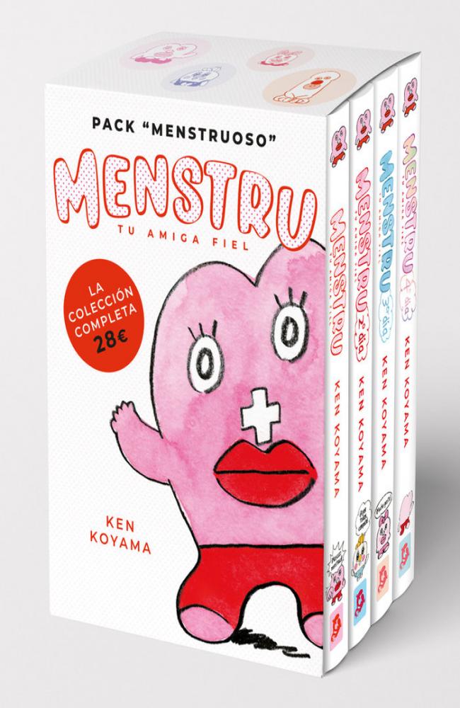 Pack menstruoso: Menstru, tu amiga fiel, vol. 1-4