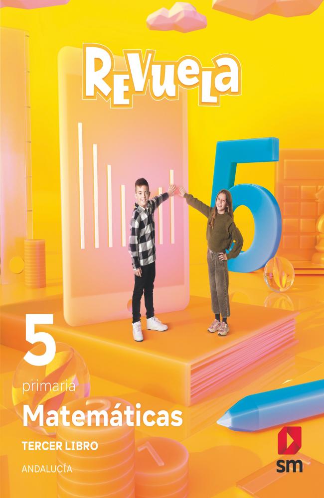 Matemáticas. Trimestres temáticos. 5 Primaria.  Revuela. Andalucía