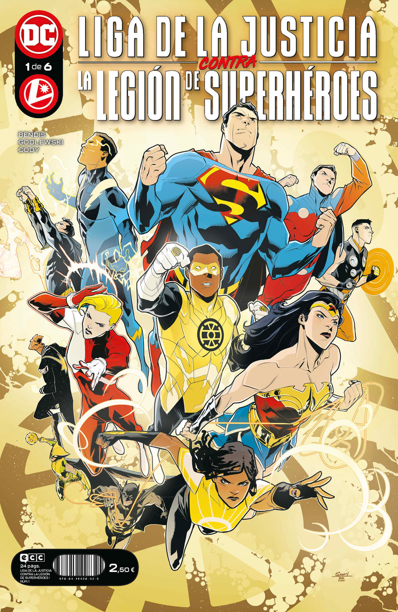 Liga de la Justicia contra la Legión de Superhéroes núm. 1 de 6