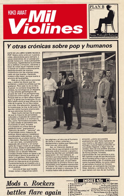 Mil violines y otras crónicas sobre pop y humanos