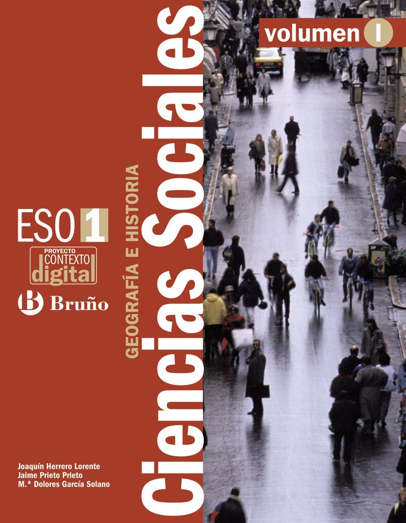Contextodigital Ciencias Sociales Geografía e Historia 1 ESO - 3 volúmenes