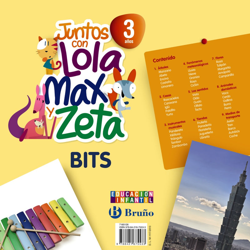 Juntos con Lola, Max y Zeta 3 años Bits